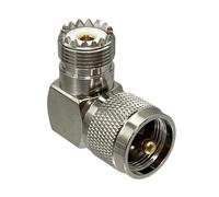 1 pz PL259 PL-259 spina maschio a UHF femmina SO-239 SO239 jack adattatore ad angolo retto di 90 gradi, connettore terminale for cavo coassiale RF