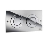 1 PZ PLACCA DI COMANDO 2 PULSANTI PER CASSETTE PNEU OLI MINI TREND Cromata NextradeItalia Mod.FERX.DIAETT-VDNAXLR