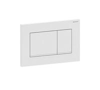 1 PZ PLACCA DI COPERTURA 2 TASTI "SIGMA 30" GEBERIT Bianco/bordo inf. Bianco opaco NextradeItalia Mod.FERX.DIAETX-GEEAWWT-EEE
