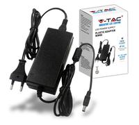 1 pz Plastic power supply 78W 12V 6.5A Plug and Play with 2.1 jack Black color 2
