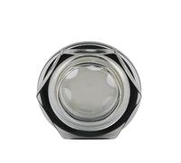 1 pz PMMA 3/8" 1/2" 3/4" 1" BSP Maschio Filettato Testa Esagonale Indicatore Livello Olio Vetro Spia Compressore Aria Macchina Utensile Raccordo(1")