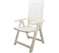 1 PZ POLTRONA PIEGHEVOLE YUMA PROGARDEN PP BIANCO CM 60X61 H.CM 109
