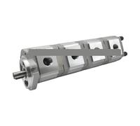 1 pz pompa a tre stadi HGP-3333A-FR 6-30ML/R tripla pompa ad alta pressione idraulica tripla pompa dell'olio del cambio fornitura diretta(HGP-333A-F6-6-6R)