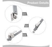 1 Pz Porta Bianca Cavo Limitatrice Ventilatore Bambino Sicurezza Lucchetto di