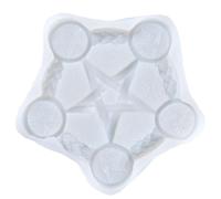 1 pz portacandele stampo candeliere muffa a forma di stella a forma di