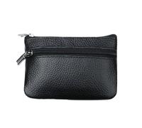 1 Pz Portamonete Portamonete in Pelle PU Portafogli per Chiavi per Auto Chiavi per Donna Organizzatore Portachiavi Governante Portachiavi per Uomo Portachiavi con Cerniera (Colore : Nero)