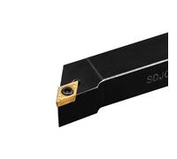 1 pz Portautensili for tornio for tornitura esterna, SDJCR1010H07 SDJCR1212H07 SDJCR1616H07 SDJCR2020 Barra di taglio for tornio CNC for inserto DCMT (Size : No Inserts, Color : SDJCL2020K07)