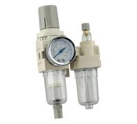1 pz Processore di fonte d'aria Filtro aria compressa Separatore di trappola acqua/olio Controllo della pressione regolabile semi-automatico Separatore d'acqua(1-4inch)