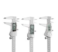 1 pz professionale digitale pachimetro calibro in metallo calibro a corsoio calibro spesso strumento di misurazione della profondità for lavorazione del legno ed elettronica noi(BOX Metal Caliper200)