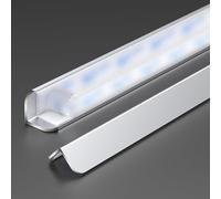 1 Pz. Profilo Di Transizione Pavimento Con Modanatura A L, Strisce Di Copertura In Metallo, Bordatura Autoadesiva In Lega Di Alluminio Per Bordi Di Tavoli, Armadi(Argento,3cm*80cm)