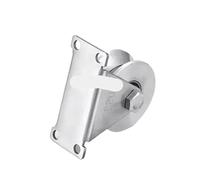 1 pz. Puleggia for porta scorrevole in acciaio inox 304 con cuscinetto, forma UV, puleggia for porta doccia, accessori for mobili(U-shape-L)