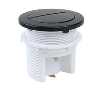 1 pz. Pulsante di scarico doppio for WC, tipo pneumatico, pulsante for WC, parti for utensili da bagno Hoem(Black)