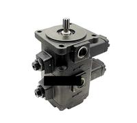 1 pz PVDF Idraulico Pompa A Palette A Cilindrata Variabile PVDF-370-370-16S Doppia Pompa Olio A Palette Albero Scanalato 9 Denti