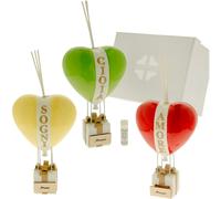 1 pz Qfvangogh profumatore diffusore mongolfiera colorata gioia amore sogni h.20