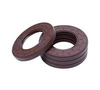 1 Pz Quadro Paraolio ID 120-190mm OD 140-240mm THK 8.5-18mm Guarnizione in Gomma Fluoro Anelli di Copertura Doppio Labbro con Molla(125x150x15mm)