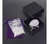 1 PZ Quarzo Rosa Giada Uovo di Cristallo di Quarzo Yoni Egg for Le Donne Kegel Ginnico Stringere la Sfera di Massaggio Muscolare Confezione Regalo,Multi Collezioni di casa