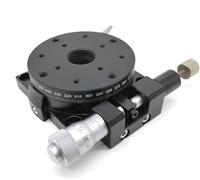 1 pz R Axis 60mm RSP60-L RS60-L Micrometro a slitta rotante regolabile manuale a 360 gradi for posizionamento di precisione(RSP60-L)