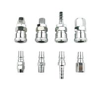 1 pz Raccordi pneumatici rapidi tipo C Giunto ad alta pressione PF20 SF20 PM20 SM20 20/30/40 Spina di accoppiamento for tubo flessibile del compressore d'aria(SM30)