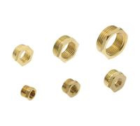 1 pz Raccordo adattatore in ottone BSP Boccola esagonale di riduzione Boccola Connettore maschio-femmina Carburante Acqua Olio 1/8" 1/4" 3/8" 1/2" 3/4" 1"(DN10(F) to DN15(M))
