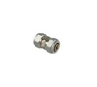 1 PZ RACCORDO DIRITTO DOPPIO A COMPRESSIONE PER MULTISTRATO 32x32 NextradeItalia Mod.FERX.DIATET-TENRN-TX