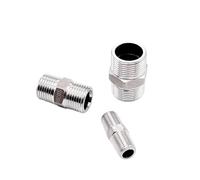 1 pz raccordo filettato maschio esagonale unione 1/8 1/4 3/8 1/2 3/4 1" raccordo for tubo in acciaio inossidabile 304 accoppiatore adattatore filettato for acqua(3/4")