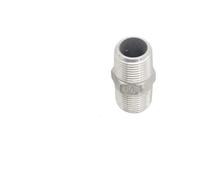 1 pz raccordo for tubo in acciaio inossidabile 304 con nipplo esagonale filettato maschio for kit di preparazione, adattatore for giunto di collegamento for applicazione di tubazioni domestiche(3/8")