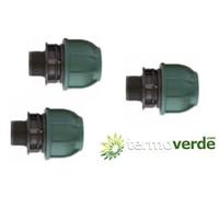 1 pz Raccordo PE compressione Irritec 211 Ø90 x 2" PN10