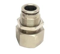 1 pz. Raccordo pneumatico a sgancio rapido con placcatura in rame e nichel(PMF BSPP,6-02 (6mm-1l4))