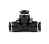 1 pz raccordo pneumatico nero tubo connettore tubo aria raccordi rapidi 3/4/6/8/10/12/14/16 mm PU PY PK PE PV SA HVFF PZA PM(PE,16mm)