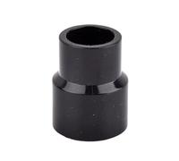 1 pz. Raccordo riduttore dritto in PVC, Raccordi for l'approvvigionamento idrico, Connettore for tubo dell'acqua for irrigazione da giardino, Adattatore for acquario, Giunto riduttore(Black,50x32mm)
