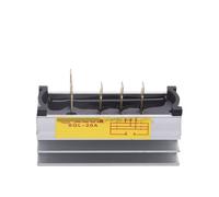 1 pz. Raddrizzatore for generatore trifase SQL20A da 20 ampere, dissipatore di calore in alluminio, kit raddrizzatore a ponte diodi for A