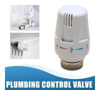 1 pz radiatori termostatici M30x1.5 riscaldamento valvola Zero valvola di controllo regolabile riscaldamento a pavimento temperatura termostato valvola 2024