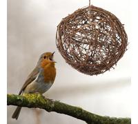 1 PZ Rattan Ball Bird Nesting Materiale Bird Feeder Outdoor Hummingbird Nest