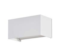 1 pz Rectangular LED Wall Lamp 24W 110LM/W with Double Adjustable Light Beam Whi
