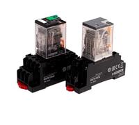 1 Pz Relè Intermedio RXM2LB2JD Relè DC12V Elettromagnetico RXM4LB2B7 Interruttore AC24V(4CB2P7+base AC220V 5A 4 open 14 pins)