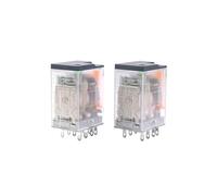 1 pz relè RXM2LB2BD relè DC intermedio con luce 8 pin 5A elettromagnetico DC24V AC220V(RXM2LB2BD 2 sets of relays DC24V)