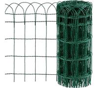 1 PZ RETE PER RECINZIONE ORNAMENTALE PLASTIFICATA | ALTEZZA H 65 CM | MAGLIA INTRECCIATA 90X150 MM | FILO Ø 2,8 MM | LUGHEZZA ROTOLO DA 25 MT VERDE
