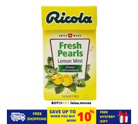 1 pz Ricola Herbal Senza Zucchero Perle Fresche Limone Menta Chewy Refreshmen...