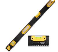 1 pz Righello magnetico Livella a bolla Righello con cuscinetto alto Leva Righello di bilanciamento a bolla for strumenti di misurazione for la decorazione della casa(400mm)