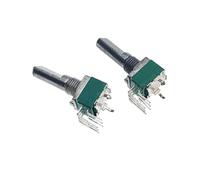 1 pz RK097G verticale Duplex B100K B104 potenziometro B100KX2 Piedi Piegare 6-Pin D Lunghezza albero 20MM