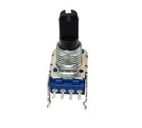 1 pz RK11 Potenziometro a innesto orizzontale con albero isolato, organo elettronico speciale 502K 5K 4 pin Lunghezza albero 15 mm