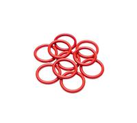1 pz Rosso Bianco Gomma di Silicone Anello di Tenuta Riparazione Scheletro Paraolio Guarnizione O Ring Rondella WD CS 1.9mm 2.0mm OD 5mm - 58mm(WHITE,OD 24mm (100Pcs),2mm)
