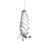 1 pz Rotante Riflettente Rod Bird Repeller Protezione Spavento Strumento di Spavento Nastro Repellente Uccello Spavento Colore 3 Uccelli Riflettenti Riflettenti Esterni Deterrenti giardino mulino a