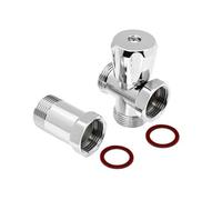 1 PZ RUBINETTO LAVATRICE CON COPPIA RETROGRUPPO 3/4 NextradeItalia Mod.FERX.DIAXRN-LNLD