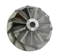 1 pz Ruota compressore turbina MFS Billet GT1749V 717478-0001 Parti turbina 7794140D Compatibile con BMW 320D 150HP 110Kw 2.0D E46 M47TU 2001-(MFS11Blades)