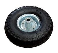 1 PZ RUOTA PNEUMATICA X BRAVETTA MOZZO DECENTRAT WORKIT 3,50X4" DISCO MET MOZZO MM 50 F.MM 20 + PFU