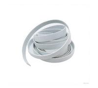 1 pz S3M STD3M Cinghia dentata aperta in poliuretano PU Larghezza trasportatore 6/10/12/15/mm Trasmissione dentata STD 3M(Belt Width 10mm,10 meter (White))