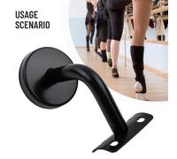 1 Pz Scala Corrimano Ringhiera Muro Supporto Corrimano Balaustra Resistente