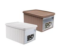 1 PZ SCATOLA MULTIUSO 'ELEGANCE' medium cm 29 x 39 x h 21 bianca NextradeItalia Mod.FERX.3QVY21QNLM