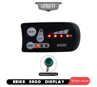 1 Pz Schermo LED-S800 Display LED S800 Impermeabile 36V48V Bicicletta Elettrica
